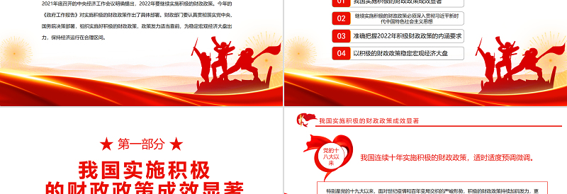 2025优秀稳字当头稳中求进实施好积极的财政政策PPT精品深入学习中央经济工作会议专题课件模板免费下载
