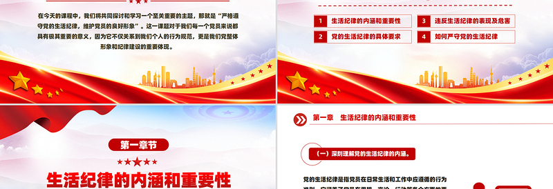 2025免费严守党的生活纪律维护党员良好形象PPT党课免费下载
