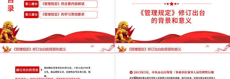 2025时尚大气事业单位领导人员管理规定PPT简约风学习解读《管理规定》重点内容专题党课课件模板免费下载
