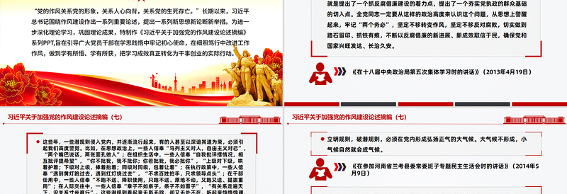 2025免费习近平关于加强党的作风建设论述摘编(七)PPT党课课件免费下载
