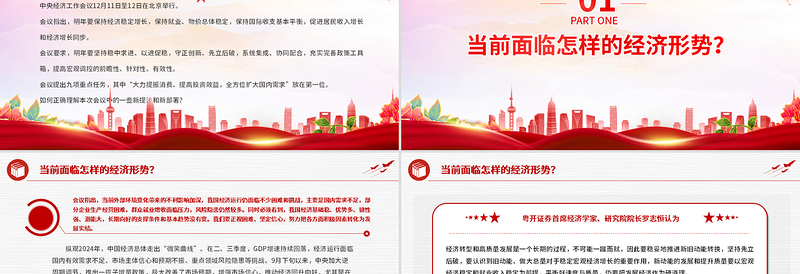 2025免费经济工作这样干PPT党政风中央经济工作会议九大看点课件免费下载