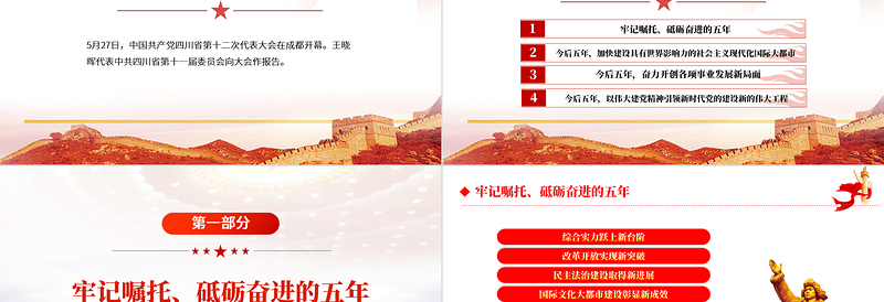 2025精美大气中国共产党上海市第十二次代表大会专题党课PPT课件模板免费下载