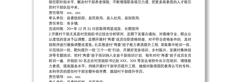 2025通用县落实20xx年度党组织书记抓基层党建述职评议考核工作反馈问题整改方案范文免费下载