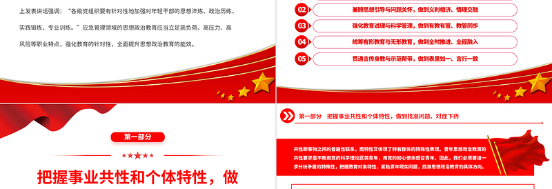 2025关于提升思想政治教育实效性的思考PPT大气精美风党员干部学习教育专题党课课件免费下载