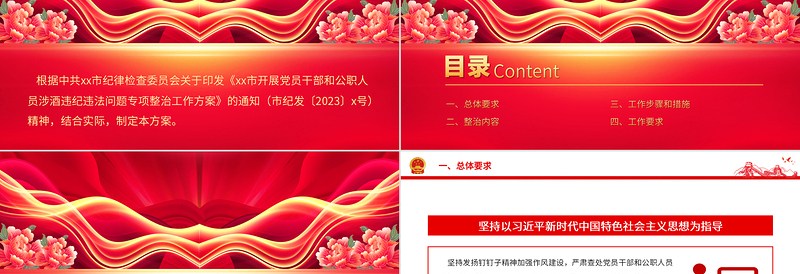 2025酒驾醉驾警示教育PPT开展党员干部和公职人员涉酒违纪违法问题专项整治工作方案课件免费下载