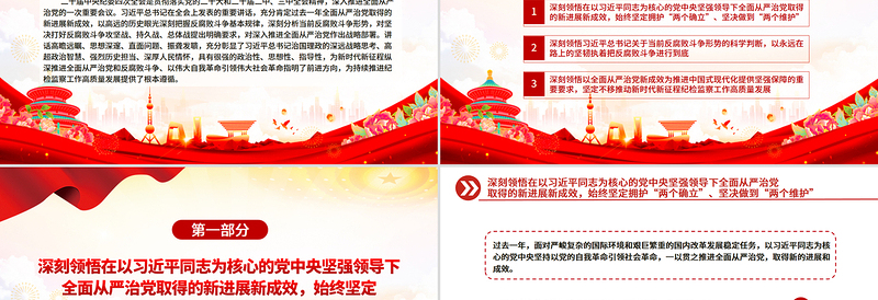 2025免费坚决打好反腐败斗争攻坚战持久战总体战PPT党课免费下载