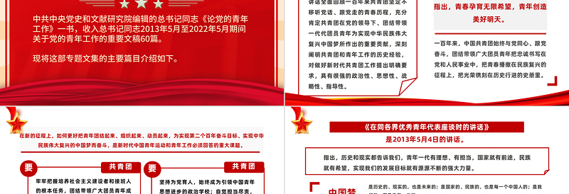2025论党的青年工作PPT简约大气党政风论党的青年工作专题党建党课学习课件模板免费下载