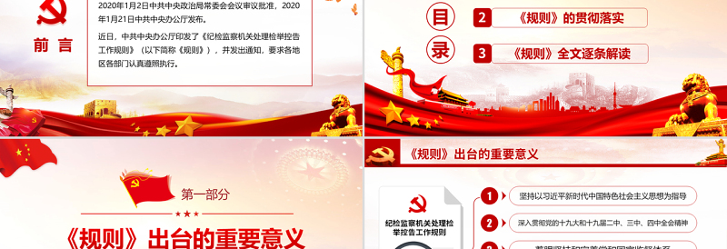 2025精品原创纪检监察机关处理检举控告工作规则ppt免费下载