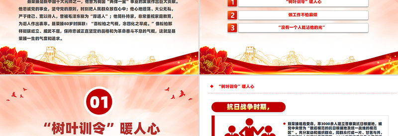 2025免费党史中的廉洁故事PPT聂荣臻的松柏气概微党课课件免费下载