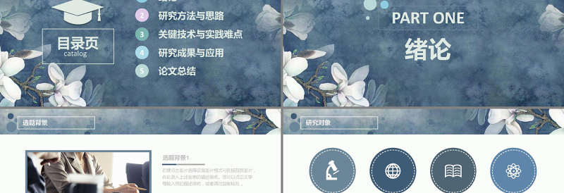 2025清新唯美高校开题报告毕业论文答辩PPT模板免费下载