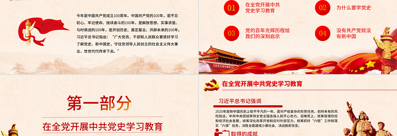 2025简洁实用薪火相传永远跟党走庆祝建党100周年七一建党节专题党课PPT免费下载