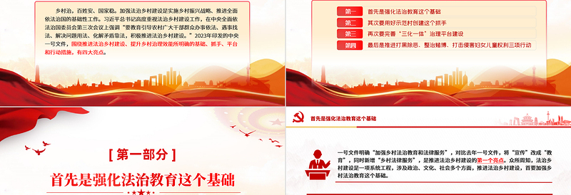2025精品深入推进法治乡村建设 提升乡村治理效能乡村振兴PPT免费下载