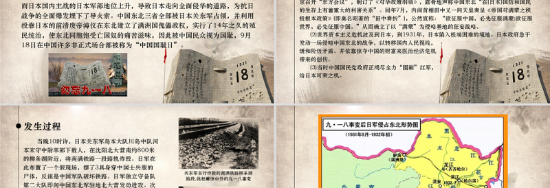 2025精美大气918九一八主题班会课件PPT免费下载