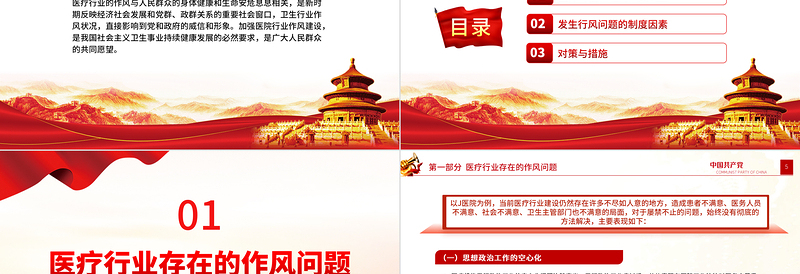 2025大气精美医疗行业作风建设PPT医院加强行业作风建设营造风清气正的医疗环境工作总结汇报免费下载
