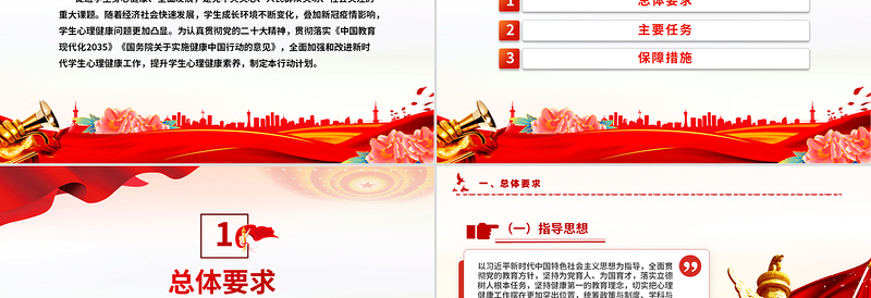 精品全面加强和改进新时代学生心理健康工作专项行动计划(2023—2025年)PPT课件免费下载