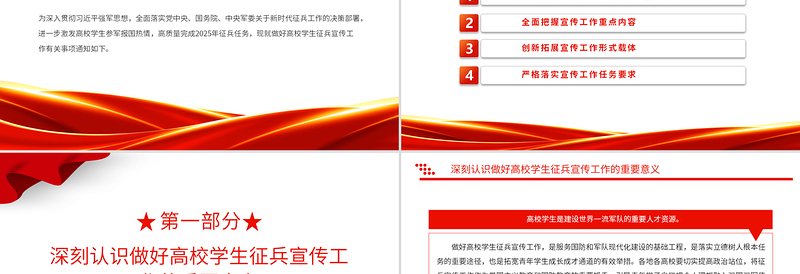 逐梦军营青春无悔PP关于做好2025年高校学生征兵宣传工作的通知课件免费下载