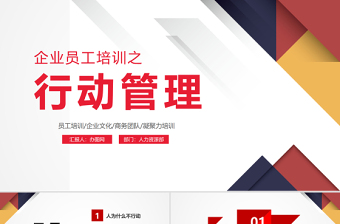 2025简约大气原创企业公司新员工入职培训行动管理PPT模板免费下载