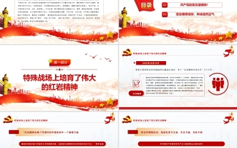 2025红色渐变传承红岩精神走好新的征程PPT红色大气党员干部学习解读红岩精神专题党课课件模板免费下载