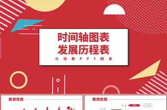 2025优秀红色发展历程表时间轴图表免费下载