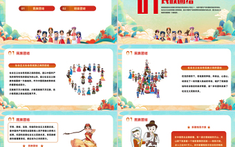 2025民族团结与班级团结PPT党建风加强民族团结维护社会稳定专题课件模板免费下载