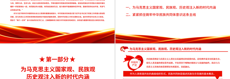 2025优质中华民族共同体意识是民族团结之本PPT红色党政风党员干部学习教育专题党课课件免费下载