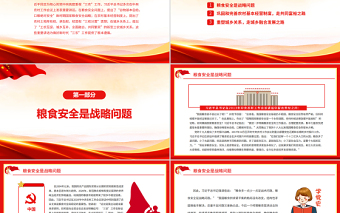 2025红色创意贯彻落实好新时代党的“三农”政策PPT红色大气风党员干部学习教育专题党课免费下载