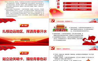 2025免费为强军事业贡献青春力量PPT党政风党员干部学习教育专题党课免费下载