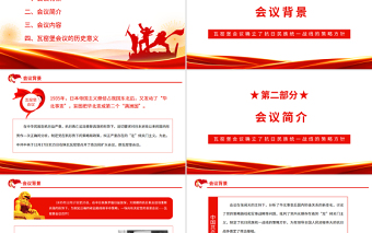 2025大气精美瓦窑堡会议PPT红色质感瓦窑堡会议确立了抗日民族统一战线的策略方针专题微党课课件免费下载