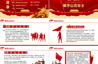 2025重温红色经典小故事建党百年党史故事党史教育专题党课PPT模板免费下载
