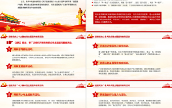 2025时尚大气强国复兴有我PPT精美大气迎接党的二十大胜利召开组织开展群众性主题宣传教育活动课件免费下载