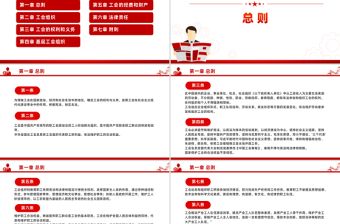2025大气简洁一文读懂《中华人民共和国工会法》PPT课件模板免费下载