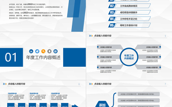 2025新年计划工作汇报总结PPT模板简约商务风免费下载