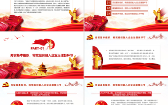 2025红色质感“三基本”建设和“三基”工作有机融合 推动基层党建工作全面发展 PPT 党员干部学习教育专题党课课件 “三基本”建设 “三基”工作免费下载