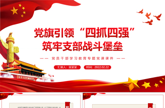 2025战斗堡垒党课ppt模板免费下载