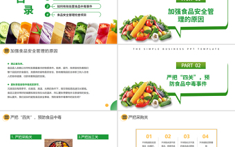 2025如何预防食品安全事故PPT关注食品安全共享健康生活课件模板免费下载