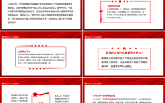 2025红色简洁星星之火可以燎原PPT南昌成为人民军队军旗升起的地方PPT模板免费下载