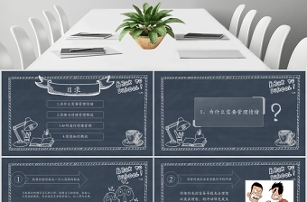 2025精美校园风夏季黑板背景情绪管理ppt模板免费下载