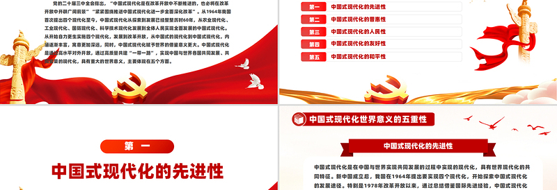 2025中国式现代化世界意义的五重性PPT课件免费下载