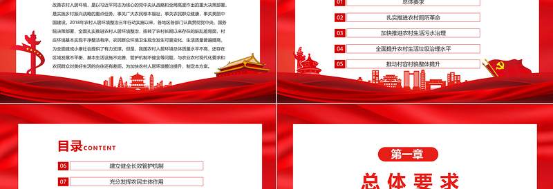 农村人居环境整治提升五年行动方案（2021－年）PPT乡村振兴战略建设美丽中国党课免费下载