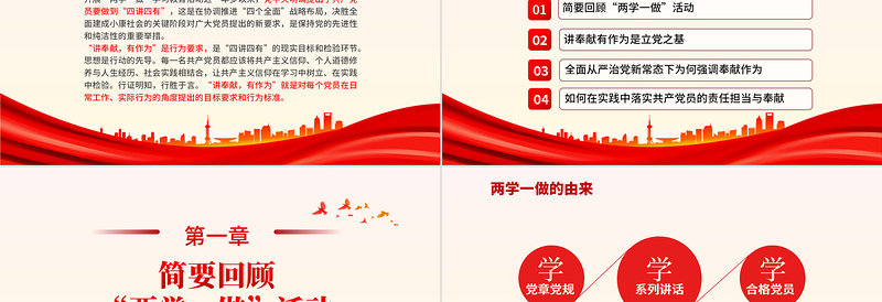 2025免费讲奉献比作为PPT党员干部要立足岗位弘扬讲奉献勇担当精神微党课免费下载1