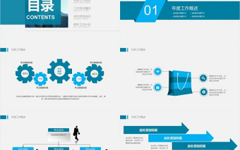 2025极简风月度工作总结工作汇报动态PPT模板免费下载