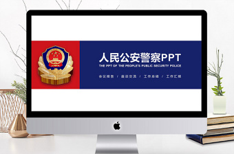 2025简洁实用中国人民公安警察案件汇报PPT免费下载
