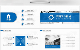 2025大气精美微立体商务项目工作汇报通用PPT动态模板免费下载