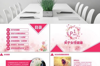 2025简约大气原创整形美容医院关爱女性健康知识讲座PPT模板免费下载