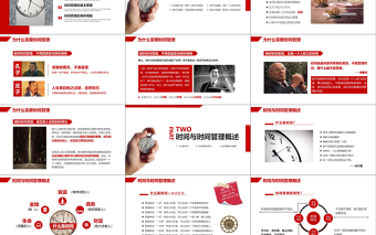 2025精美大气商务风框架完整企业在职员工时间管理技能培训课件PPT模板免费下载
