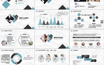 2025简约大气时尚典雅服务意识培训PPT免费下载