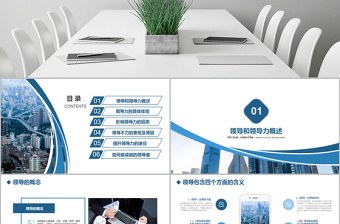 2025简约大气原创公司团队建设员工领导力管理培训PPT模板免费下载