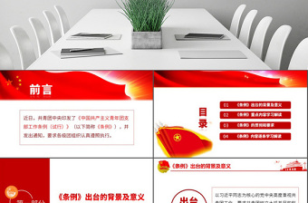 2025简约大气原创中国共产主义青年团支部工作条例学习解读PPT免费下载