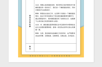 2025精品党员谈心谈话记录免费下载