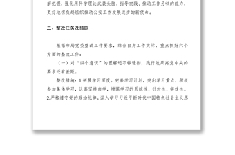 2025优质主题教育个人检视问题整改落实方案及整改台帐(市公安局)免费下载
